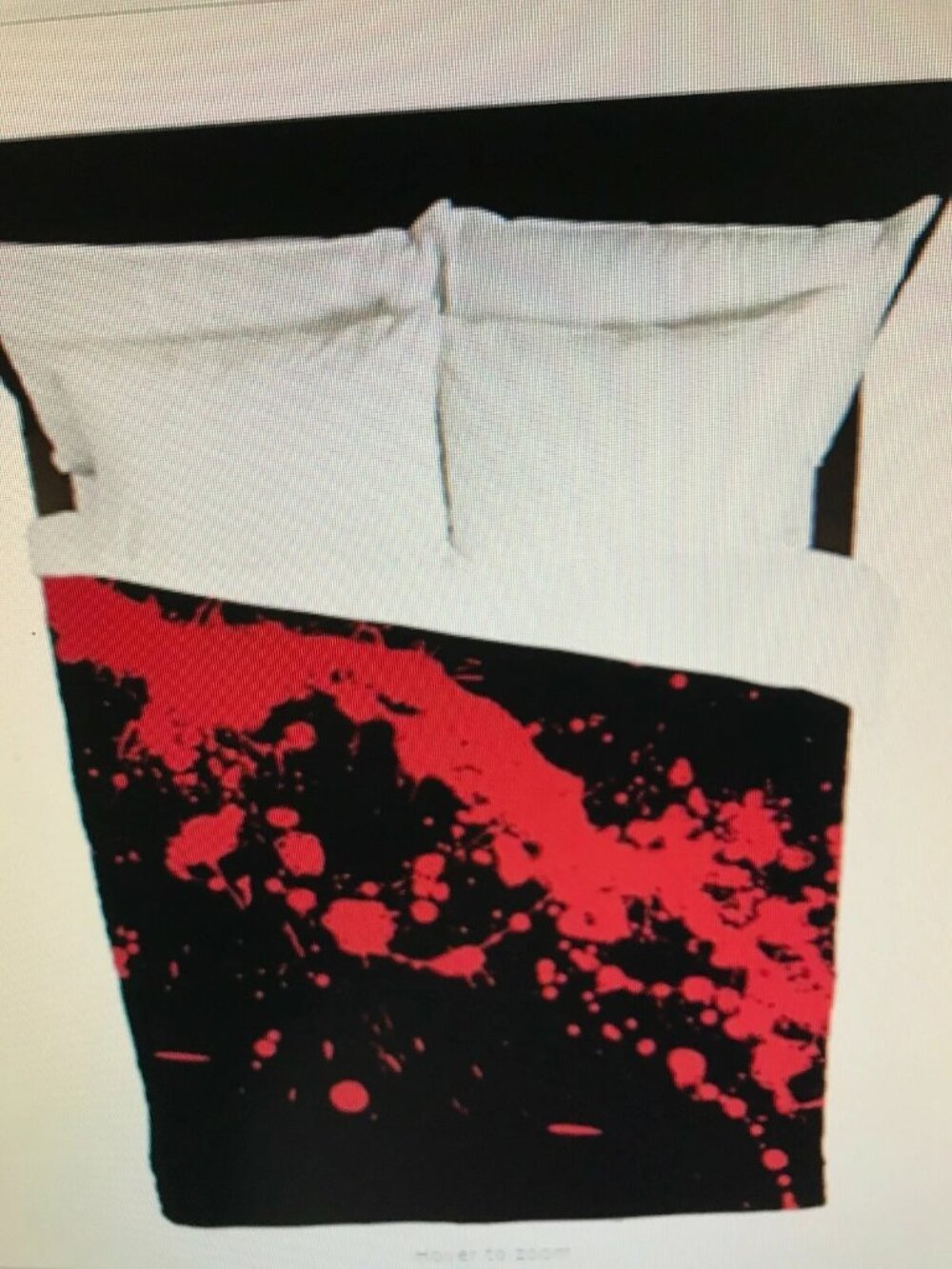 NEW HALLOWEEN GOTH BLOOD BLOODY DRIPS DUVET COVER COMFORTER FULL/QUEEN